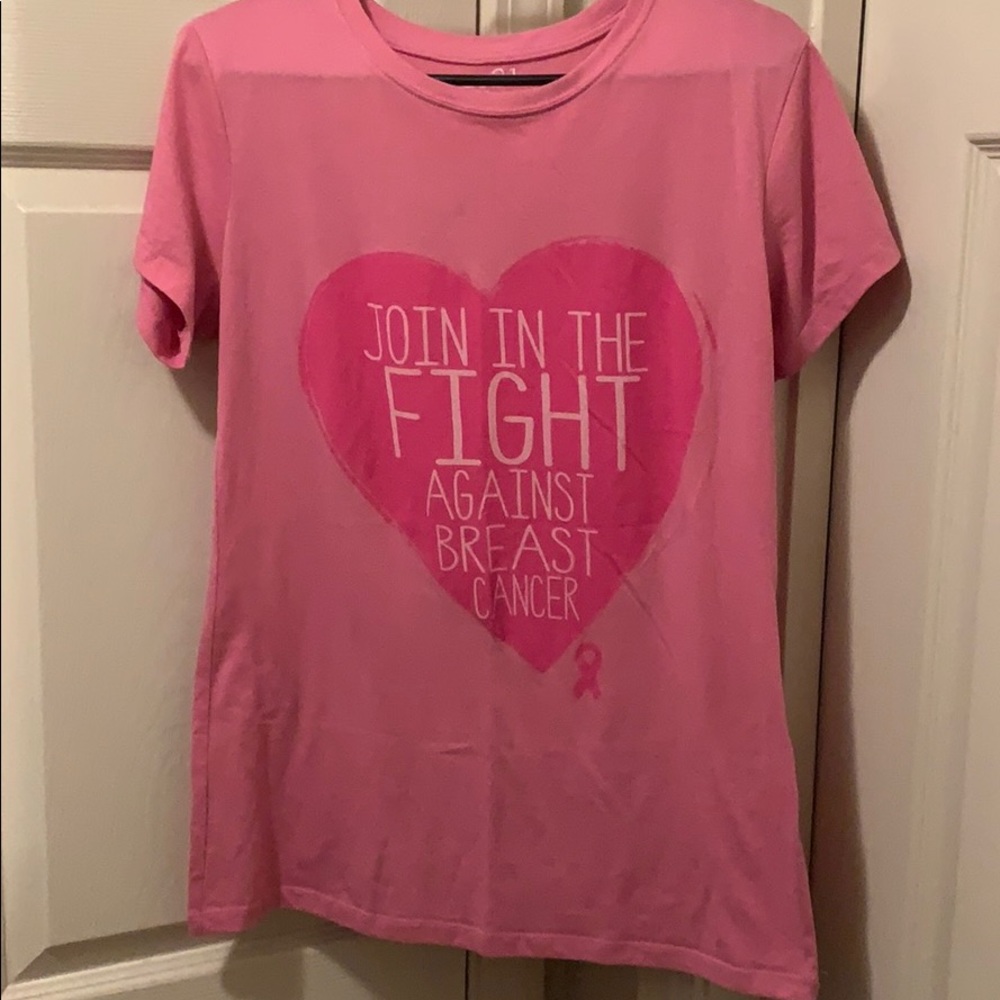 Used XL Breast Cancer Awareness Pink Shirt